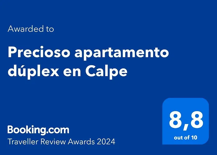 Apartamento Duplex 6 Personas En Zona Tranquila Calpe